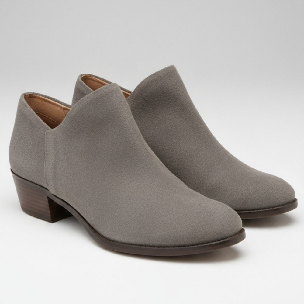 Lucky Brand Gray Ankle Booties - Picture 1 of 4